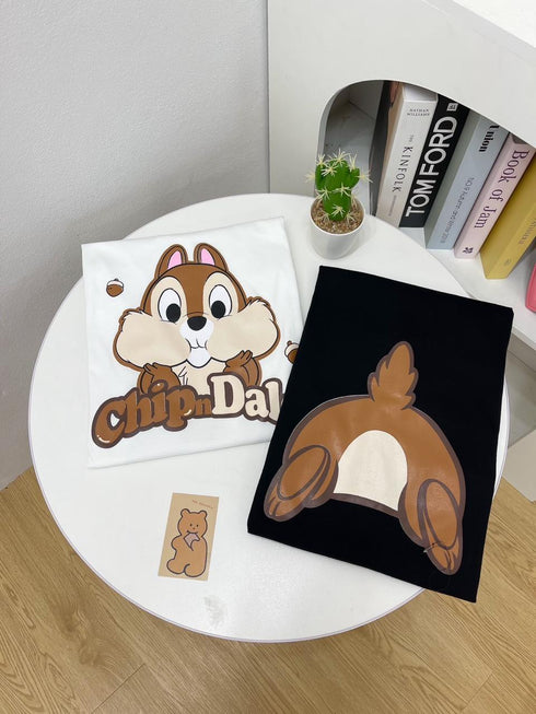 Chipmunks Print T -Shirts